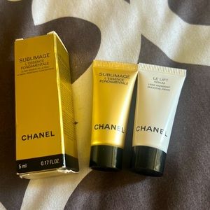 Chanel sample size skincare